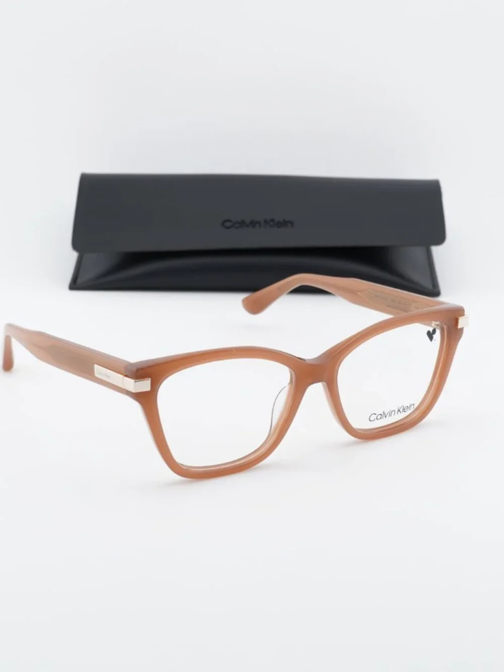 Calvin Klein CK25513 N 601 Square Eyeglasses 54mm - Opaline Rose